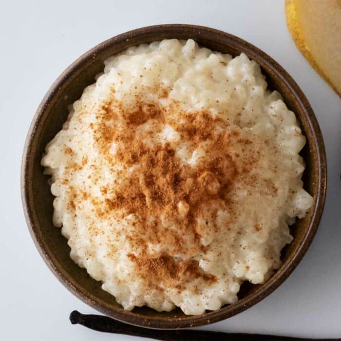 Milchreis mit Zimt und Kokosblütenzucker